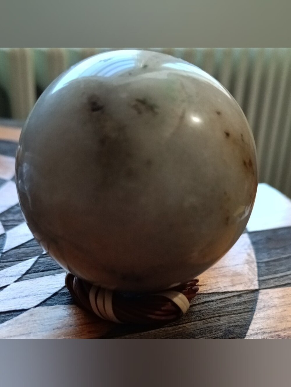 Polished Pheonix Stone Crystal Sphere